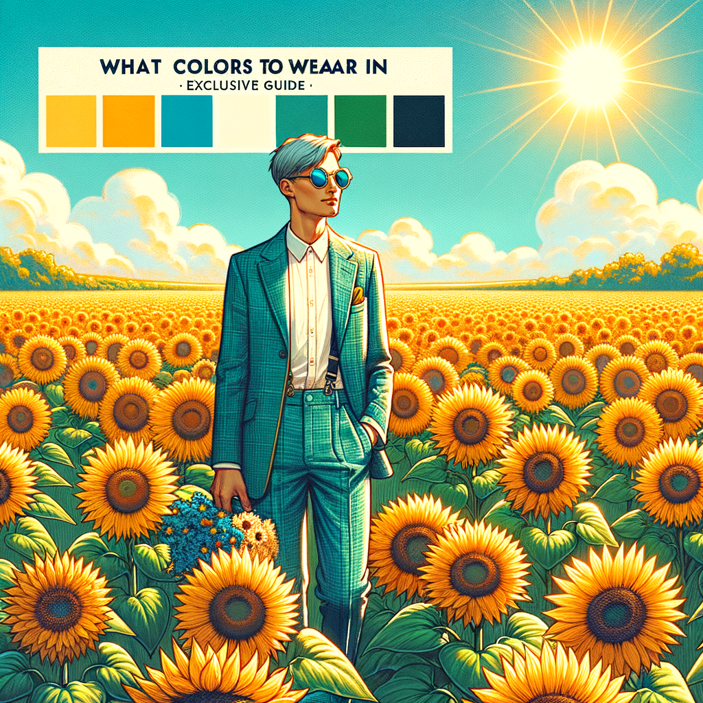 what colors to wear in a sunflower field luxury What to wear from Coveti Marketplace