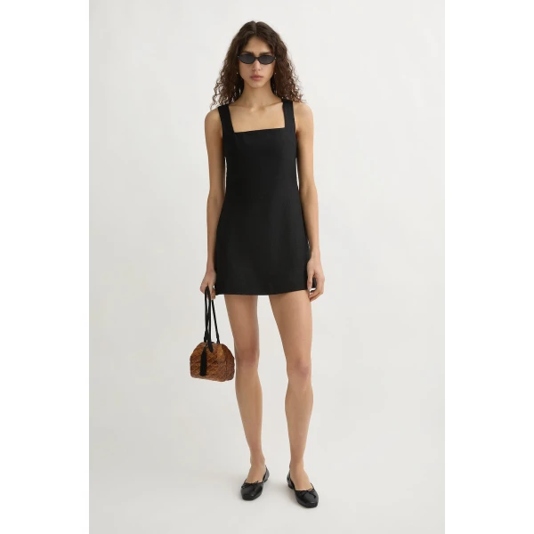 Posse Alice Mini Dress - Black – sustainable Dresses in Black from Australian designer at Coveti.