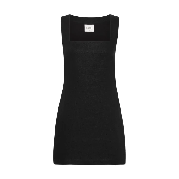 Alice Mini Dress - Black by Posse the Label ‚Äì luxury dresses in Black available at Coveti