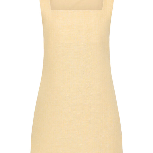 Alice Mini Dress - Dusty Citron by Posse the Label ‚Äì luxury dresses in Yellow available at Coveti