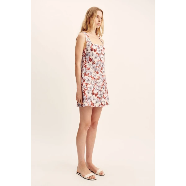 Posse Alice Mini Dress - Lily Garden – sustainable Dresses in Multicolour from Australian designer at Coveti.