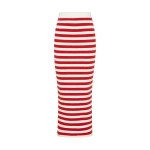 Ari Skirt - Coral Stripe by Posse the Label ‚Äì luxury skirts in Multicolour available at Coveti