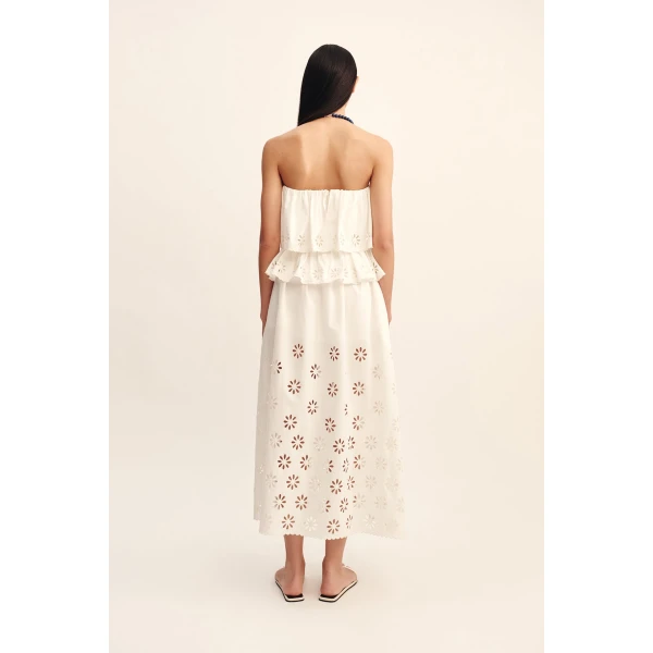 Posse Cecilia Skirt - Vintage White – sustainable Skirts in White from Australian designer at Coveti.