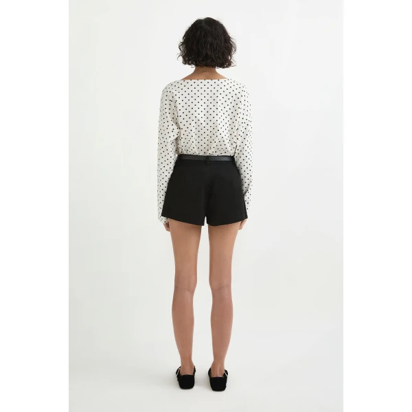Posse Drew Hotpant - Black – sustainable Shorts in Black from Australian designer at Coveti.