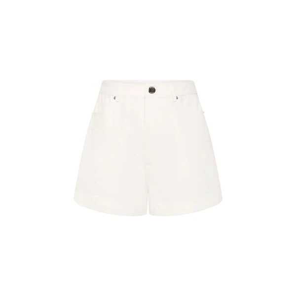 Drew Hotpant - Vintage White by Posse the Label ‚Äì luxury shorts in White available at Coveti