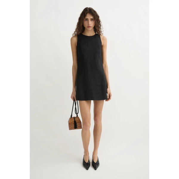Posse The label Ellen Mini Dress – Black, view 2