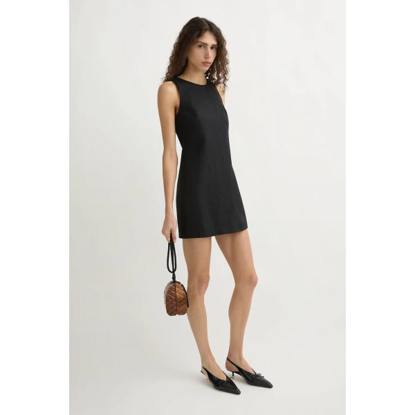Posse The label Ellen Mini Dress – Black, view 4
