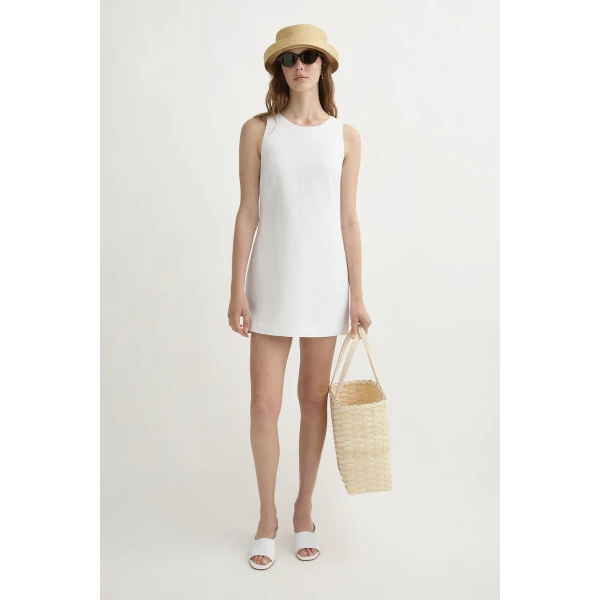 Posse The label Ellen Mini Dress – Ivory, view 2