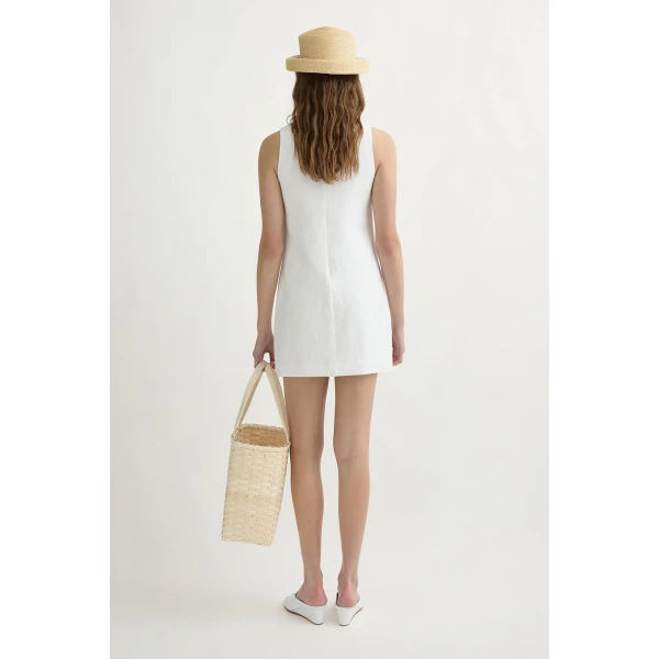 Posse The label Ellen Mini Dress – Ivory, view 5
