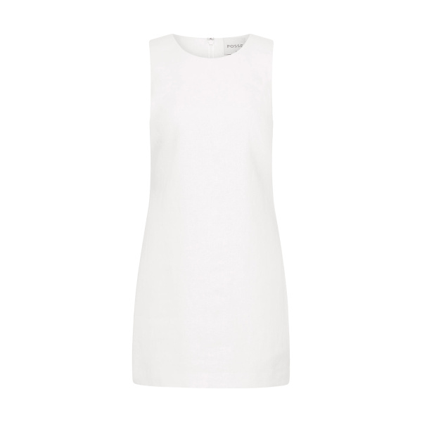 Ellen Mini Dress - Ivory by Posse the Label ‚Äì luxury dresses in Ivory available at Coveti