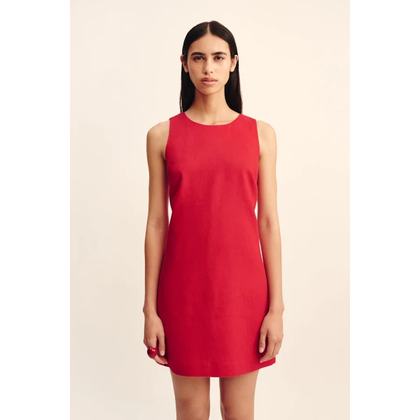 Posse The label Ellen Mini Dress – Red, view 3