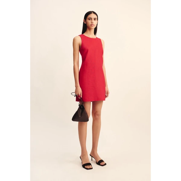 Posse The label Ellen Mini Dress – Red, view 4