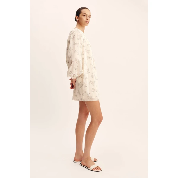Posse Elodie Dress - Blue Blooms – sustainable Dresses in Blue from Australian designer at Coveti.