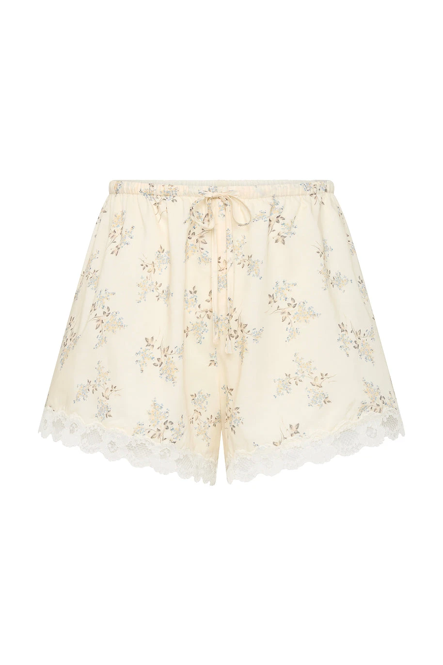 Posse Elodie Short - Blue Blooms – Minimalist Sustainable Shorts | Coveti Elodie Short - Blue Blooms by Posse the Label ‚Äì luxury shorts in Blue available at Coveti