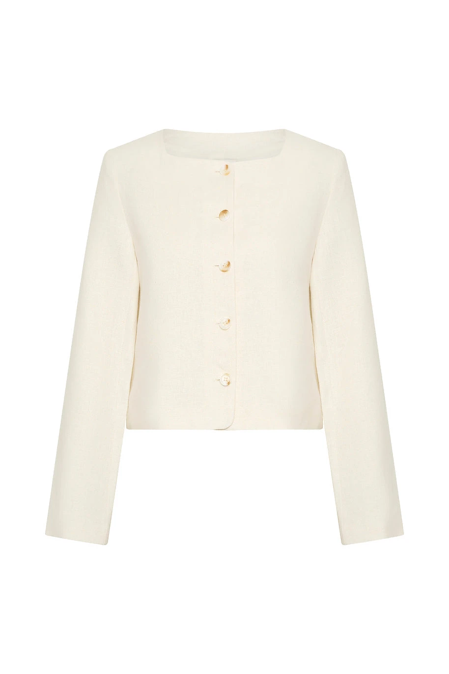 Posse Emma Jacket - Cream – Minimalist Sustainable Jackets | Coveti Emma Jacket - Cream by Posse the Label ‚Äì luxury jackets in Ivory available at Coveti