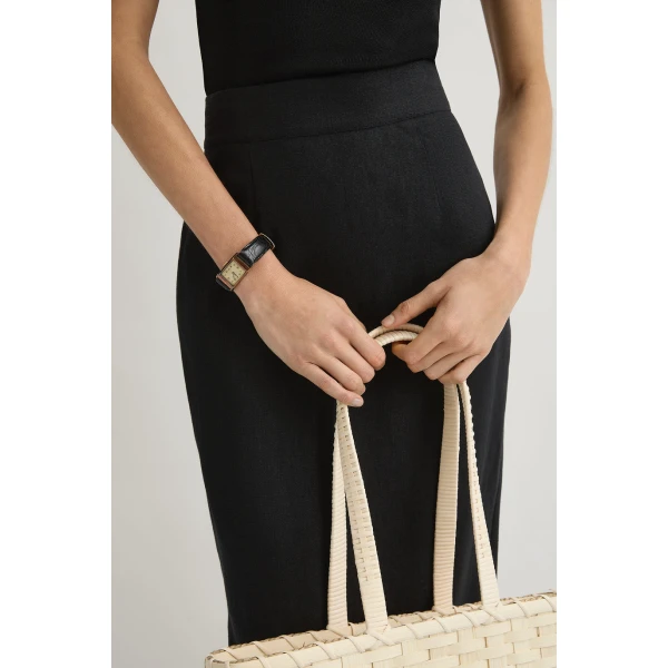 Posse Emma Pencil Skirt - Black – sustainable Skirts in Black from Australian designer at Coveti.