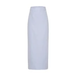 Emma Pencil Skirt - Silver Blue by Posse the Label ‚Äì luxury skirts in Blue available at Coveti