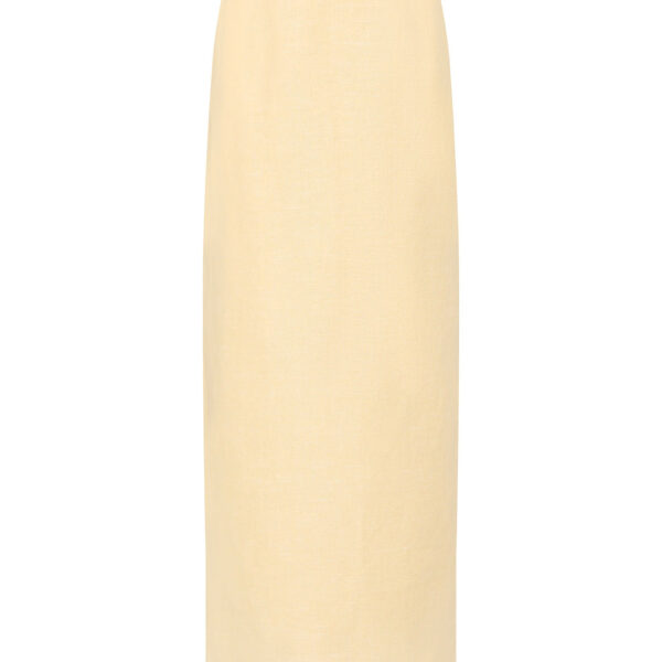 Essie Column Skirt - Dusty Citron by Posse the Label ‚Äì luxury skirts in Yellow available at Coveti