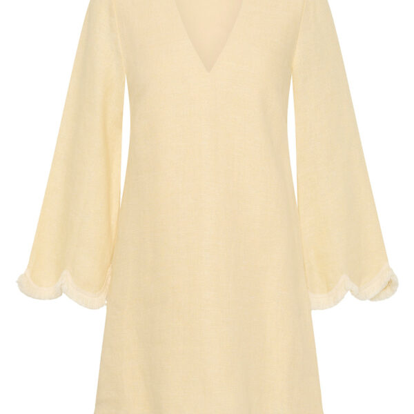 Essie Kaftan - Dusty Citron by Posse the Label ‚Äì luxury dresses in Yellow available at Coveti
