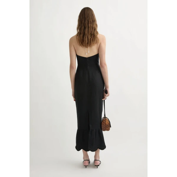 Posse Essie Strapless Dress - Black – sustainable Dresses in Black from Australian designer at Coveti.