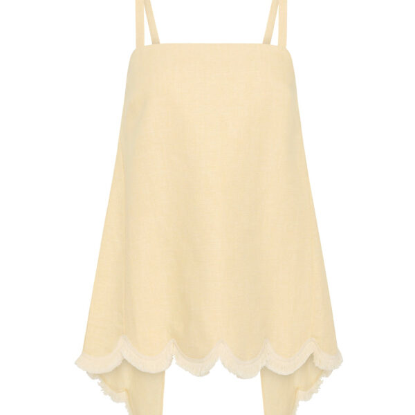 Essie Top - Dusty Citron by Posse the Label ‚Äì luxury tops in Yellow available at Coveti
