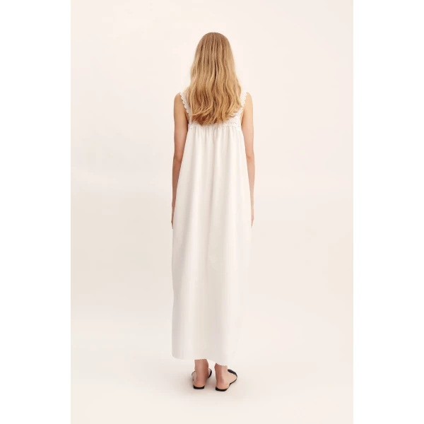 Posse Ezra Dress - Vintage White – sustainable Dresses in White from Australian designer at Coveti.