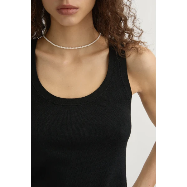 Posse Finley Tank - Black – sustainable Tops in Black from Australian designer at Coveti.