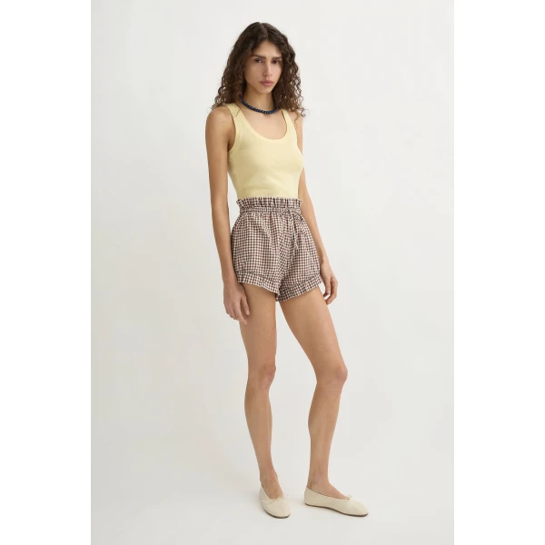 Posse Finley Tank - Butter Yellow – sustainable Tops in Yellow from Australian designer at Coveti.