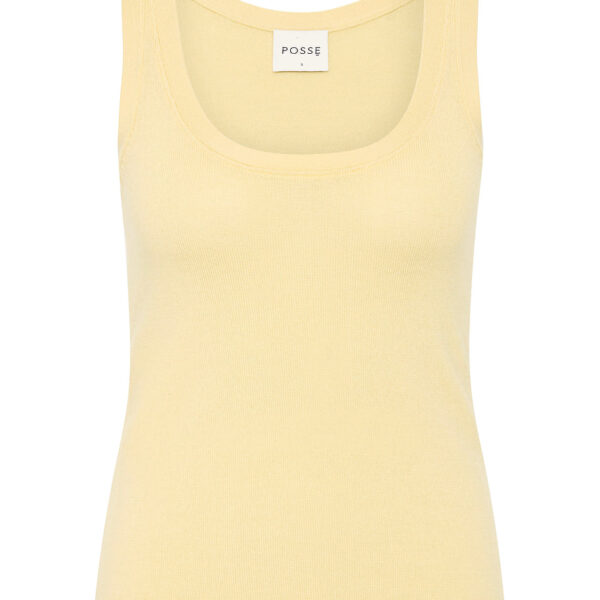 Finley Tank - Butter Yellow by Posse the Label ‚Äì luxury tops in Yellow available at Coveti