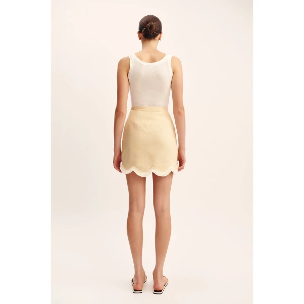 Posse Finley Tank - Cream – sustainable Tops in Ivory from Australian designer at Coveti.
