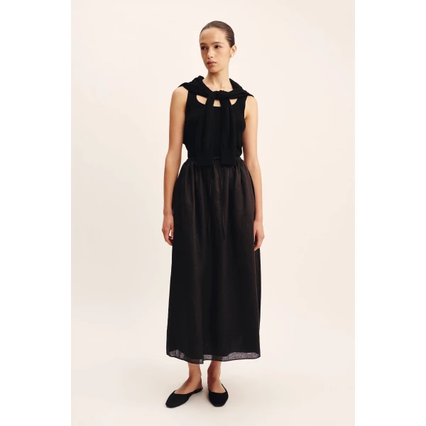 Posse Ginny Skirt - Black – sustainable Skirts in Black from Australian designer at Coveti.