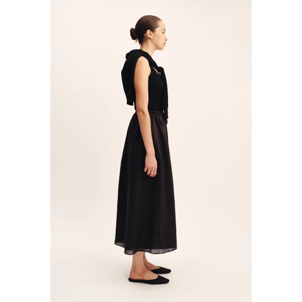 Posse Ginny Skirt - Black – sustainable Skirts in Black from Australian designer at Coveti.