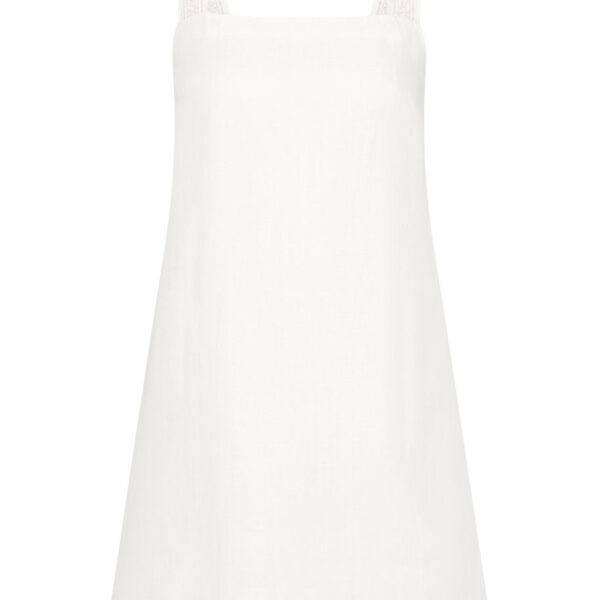 Grace Mini Dress - Vintage White by Posse the Label ‚Äì luxury dresses in White available at Coveti