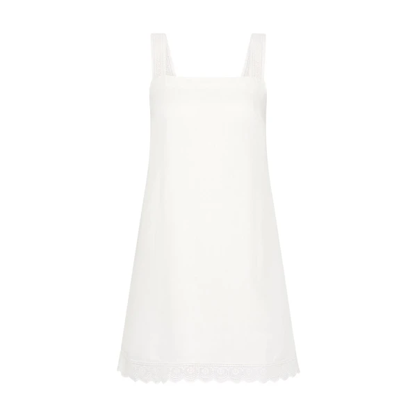 Grace Mini Dress - Vintage White by Posse the Label ‚Äì luxury dresses in White available at Coveti