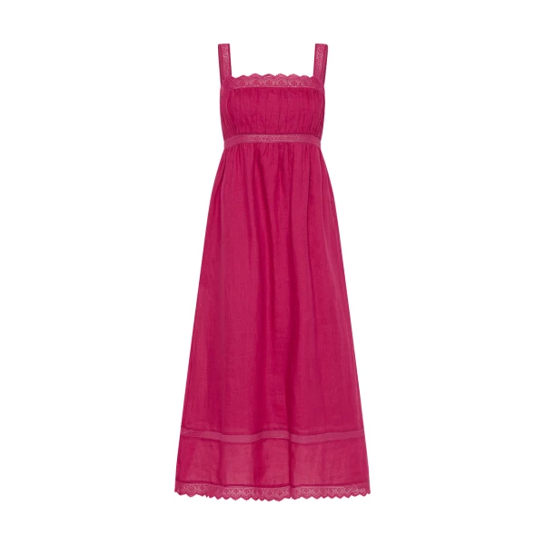 Grace Shift Dress - Dragon Fruit by Posse the Label ‚Äì luxury dresses in Pink available at Coveti