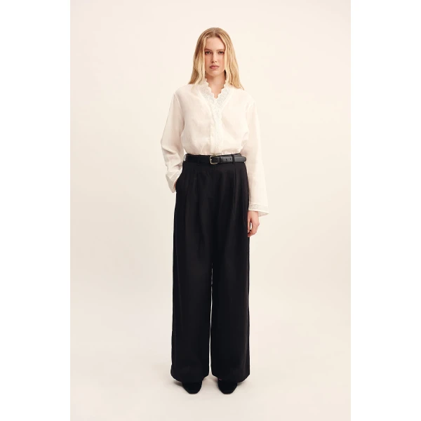 Posse Grace Shirt - Vintage White – sustainable Tops in White from Australian designer at Coveti.