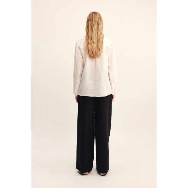 Posse Grace Shirt - Vintage White – sustainable Tops in White from Australian designer at Coveti.