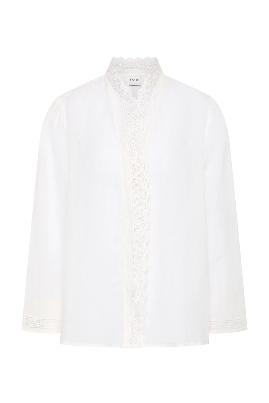 Posse Grace Shirt - Vintage White – Minimalist Sustainable Tops | Coveti Grace Shirt - Vintage White by Posse the Label ‚Äì luxury tops in White available at Coveti