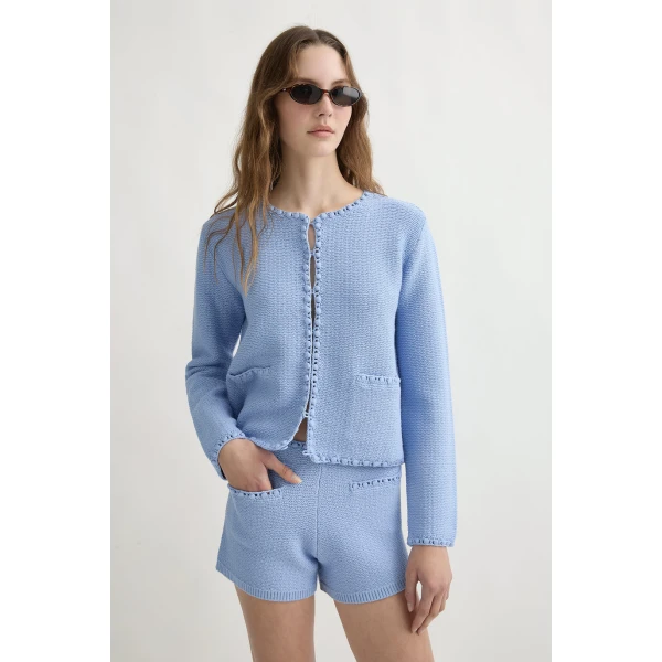 Posse Harlan Jacket - Blue – sustainable Jackets in Blue from Australian designer at Coveti.