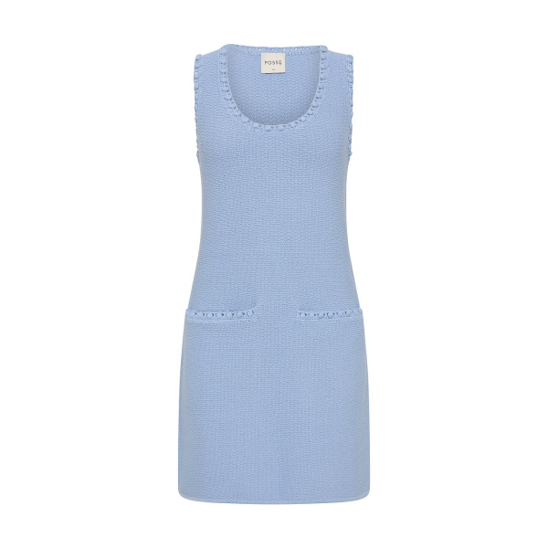 Harlan Mini Dress - Blue by Posse the Label ‚Äì luxury dresses in Blue available at Coveti