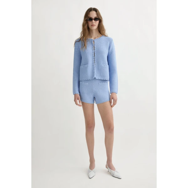 Posse Harlan Short - Blue – sustainable Shorts in Blue from Australian designer at Coveti.