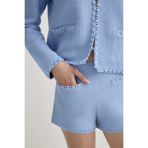 Posse Harlan Short - Blue – sustainable Shorts in Blue from Australian designer at Coveti.