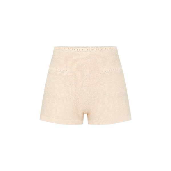 Harlan Short - Cream by Posse the Label ‚Äì luxury shorts in Ivory available at Coveti