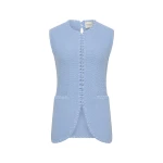 Harlan Vest - Blue by Posse the Label ‚Äì luxury jackets in Blue available at Coveti