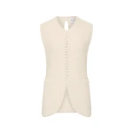 Harlan Vest - Cream by Posse the Label ‚Äì luxury jackets in Ivory available at Coveti