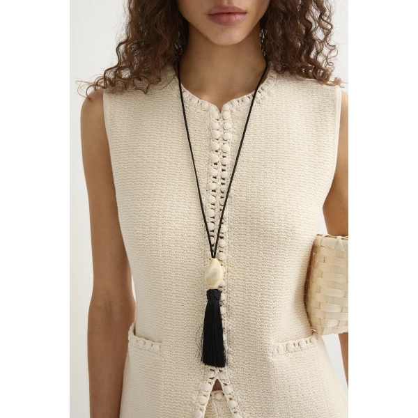 Posse Harlan Vest - Cream – sustainable Jackets in Ivory from Australian designer at Coveti.
