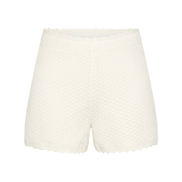 Helena Short - Bone by Posse the Label ‚Äì luxury shorts in Ivory available at Coveti