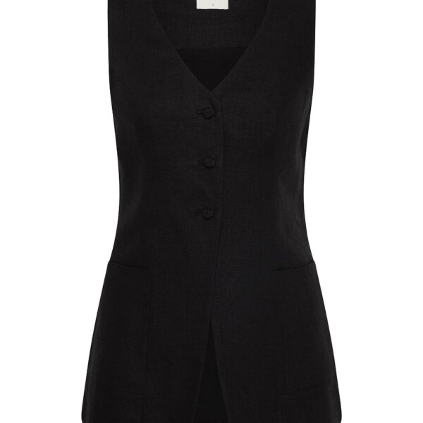 Lorenzo Tailored Vest - Black by Posse the Label ‚Äì luxury jackets in Black available at Coveti