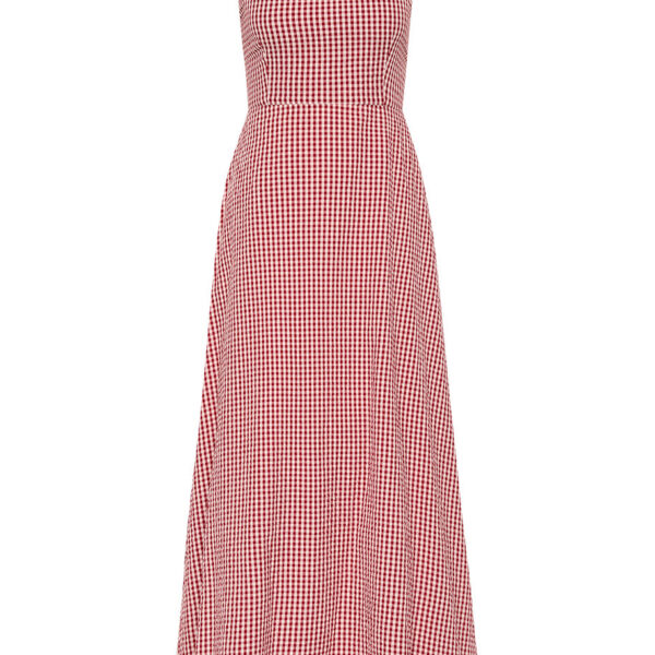 Lori Dress - Red Gingham by Posse the Label ‚Äì luxury dresses in Red available at Coveti