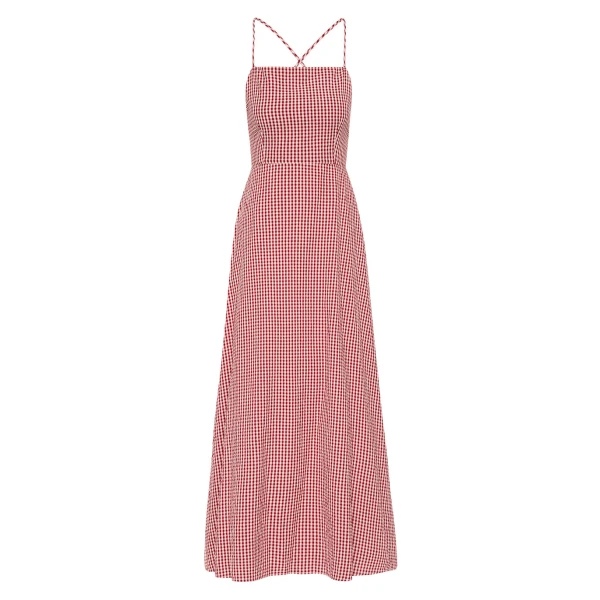 Lori Dress - Red Gingham by Posse the Label ‚Äì luxury dresses in Red available at Coveti